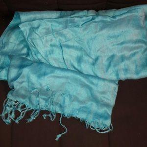 Blue pashmina scarf/wrap